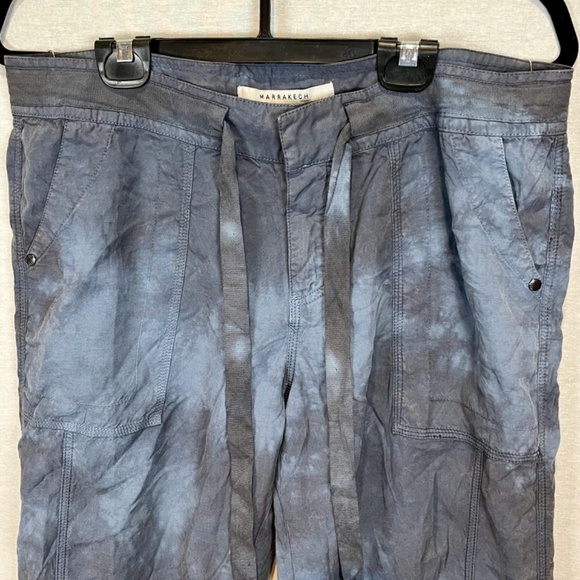 Marrakech (Anthropologie) pants. Color-Blue - Picture 4 of 4
